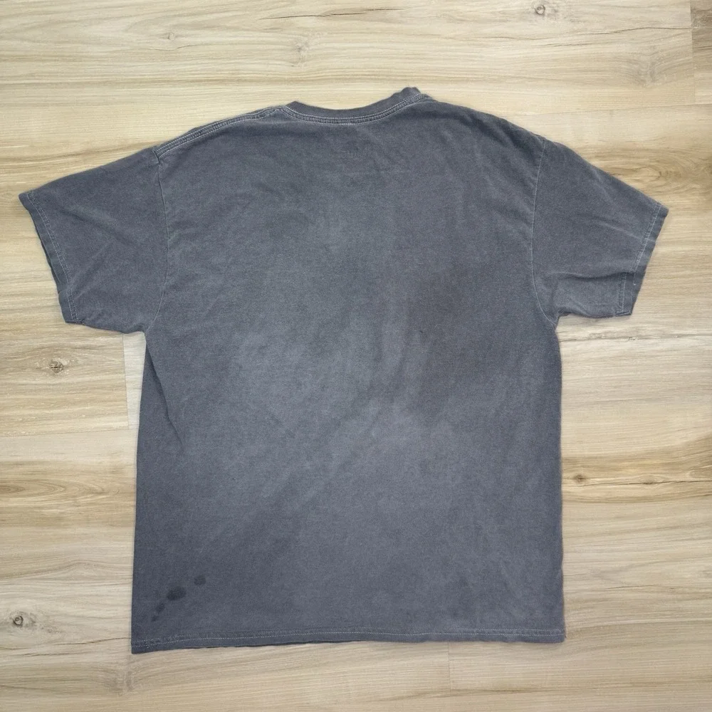 The Beatles Band T Shirt Mens Medium Large Gray Studio Photo Graphic Tee Rock